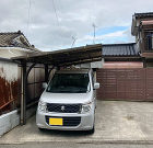 鹿児島市 カーポート取替工事 施工事例 ... 施工前