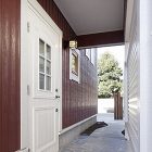 北欧カラーのPOPなお家｜群馬県全域対応... 玄関ドア