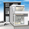 変形袋小路に建てる自分らしい家