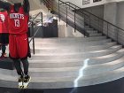 モールテックス仕上げスポーツショップ階段ステージ。原田左官施工 モールテックス仕上げスポーツショップ階段ステージ。原田左官施工