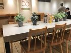 モールテックス - パン屋さんのディスプ... モールテックスグレーのテーブル。六本木の...