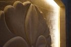 掻き落とし仕上げ - 左官レリーフ家紋の... 家紋レリーフ掻き落とし仕上げ拡大画像