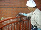 アパート・マンション鉄骨階段塗装など塗り... 階段塗装 上塗り