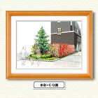 住宅外構パース-あとりえ☆かず gallery/work/pers/landscape/house/house3.jpg
