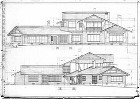 住友那須別邸 | 建築作品集 | 建築家... 秀三自筆の立面図