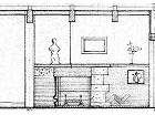 居間暖炉図面 1938年 渋沢邸
