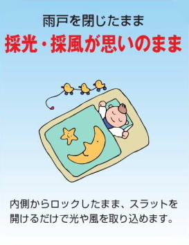 不二サッシ エコシリーズ 採光,採風