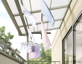 テラス屋根,スピーネ,リクシル,前後移動物干し,