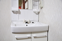 埼玉県所沢市 リフォーム INAX  洗面化粧台 取付工事 