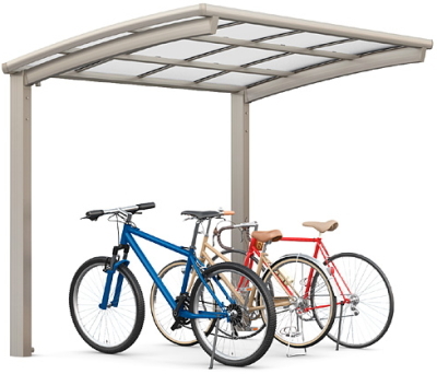 リクシル,サイクルポート,ネスカRミニ,自転車置き場,
