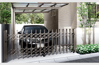 伸縮門扉,リクシル,激安,門扉,フェンス,