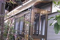 埼玉県ふじみ野市 リクシル テラス囲い ほせるんです?U取付工事