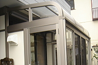 東京都練馬区 リクシル サンルーム ルームトラス取付工事