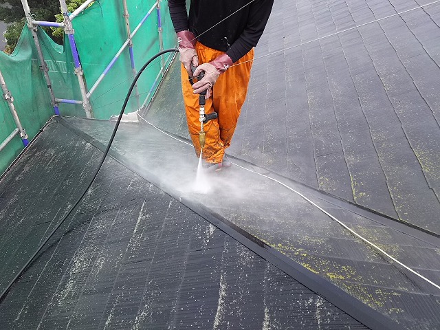 洗浄中