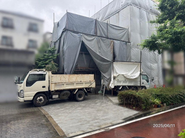 大阪市港区S様邸解体現場