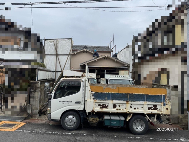 大阪府岸和田市H様邸解体現場
