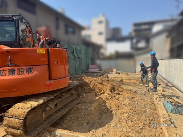 堺市北区Y様邸解体現場