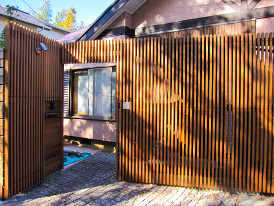 縦さんウッドフェンス