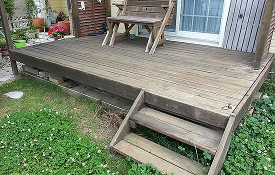 バツー材を使ったフラットデッキ１