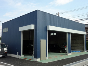 自動車整備工場 | 施工事例 | 尾瀬ハ...