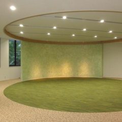 自然の陽光・明るさを表現するデザイン例【国立音楽大学附属図書館、東京都立川市】