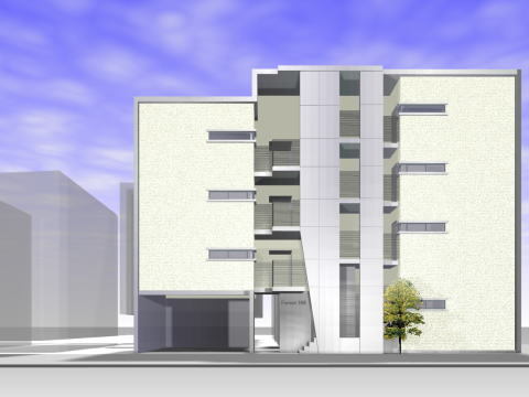 南正雀集合住宅計画 神谷徹建築設計事務所