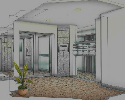 千代田区　新築　共同建替　集合住宅　スタディ模型