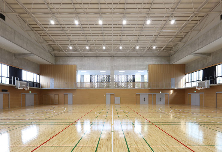 丸亀高校第１体育館　改築工事 | 教育文...