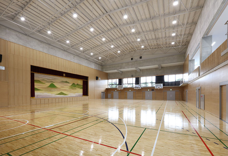 丸亀高校第１体育館　改築工事 | 教育文...