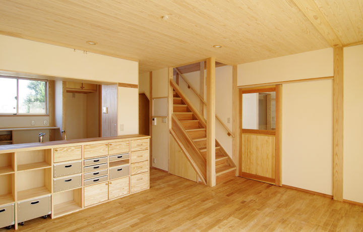 木の家施工事例-珪藻土の自然素材リフォー...