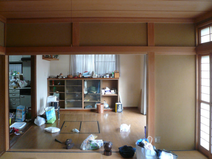 廊下を取込んだ開放感リフォーム | 施工...