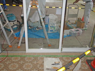 ナブコ,自動ドア,ステンレス建具