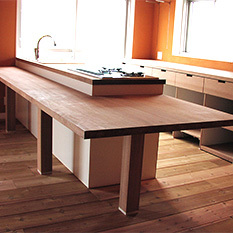 カウンター用一枚板 | 低圧メラミン化粧...