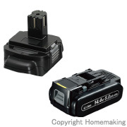 12V電池アダプタ＋14.4V-5.0Ah電池パックセット
