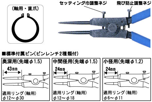 標準附属ピン