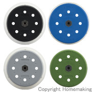 150mmランダムオービットサンダ用　パッド(マジック式)　ソフト