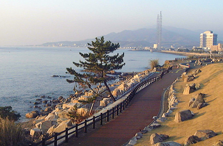 淡路地区南護岸斜路設置工事