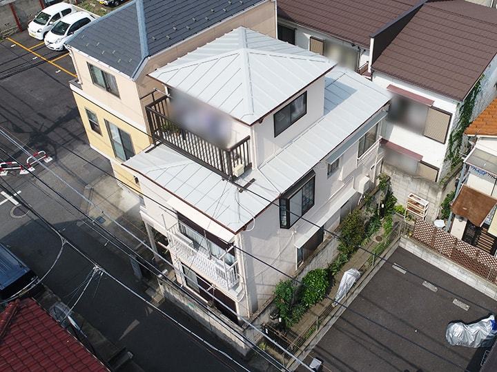 上空斜め横からの全景写真