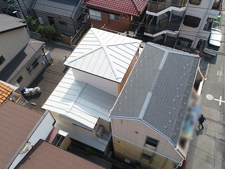 上空背面からの全景写真