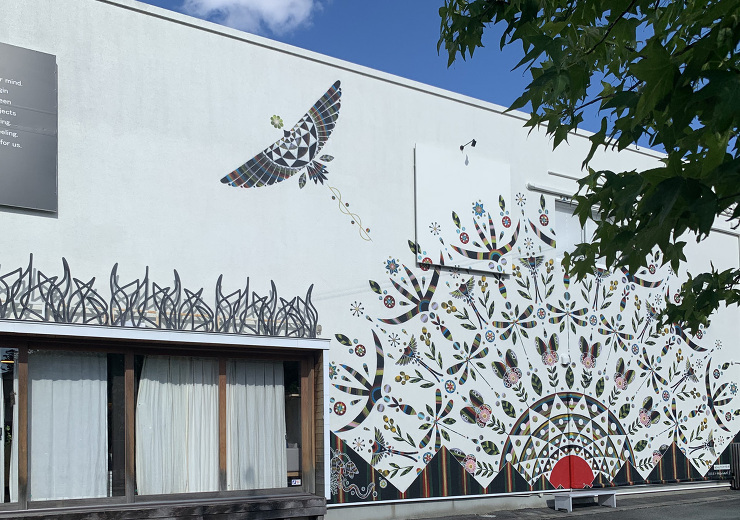 インテリアショップ壁面アート