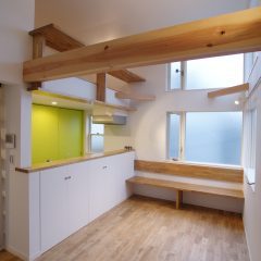 狭小住宅の断面計画