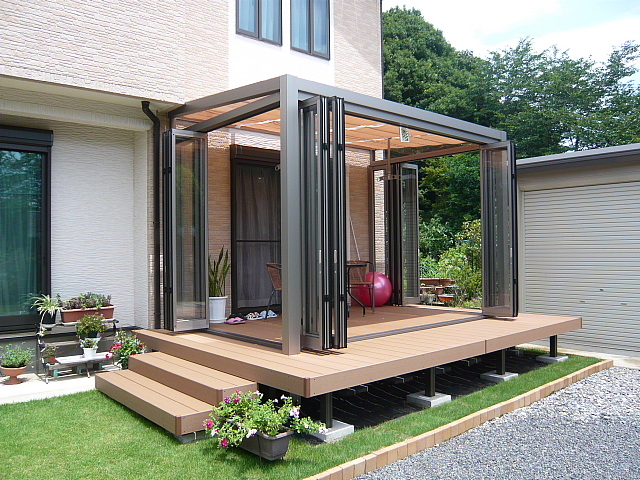 ガーデンルーム施工例 - Ｋプランオフィ...