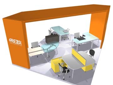 展示ブースデザインン