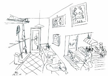 天橋立･魚釣り好きの人の家