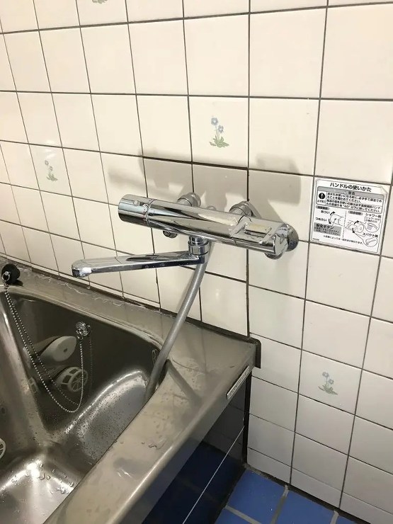 水栓取り付け完了