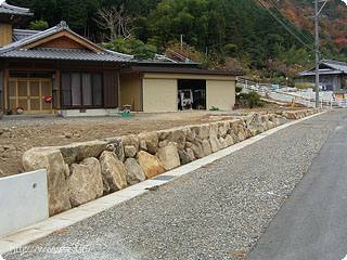 自然石積み