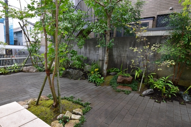 施工実績 横浜の造園、エクステリア施工、...