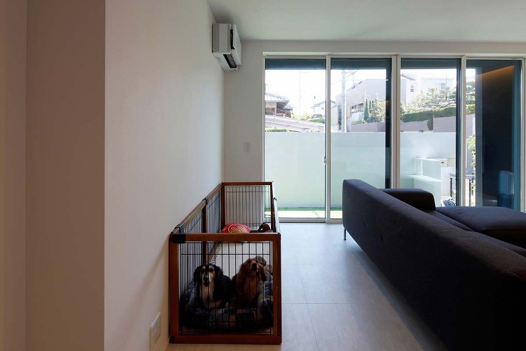 鳥見町の家 リビング