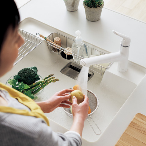 ご提案したキッチン商品は「Panasonic　ラクシーナ」