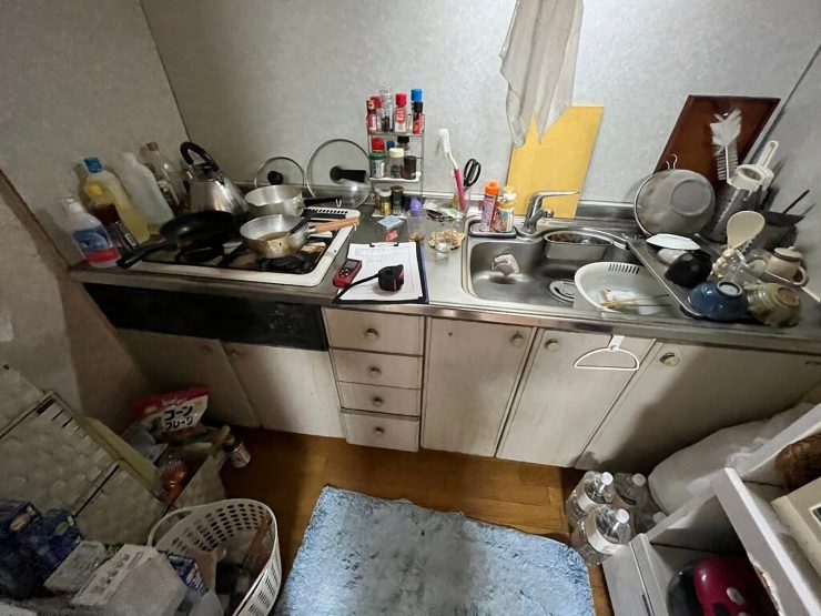 施工事例 キッチンの配管から水漏れ…火災...